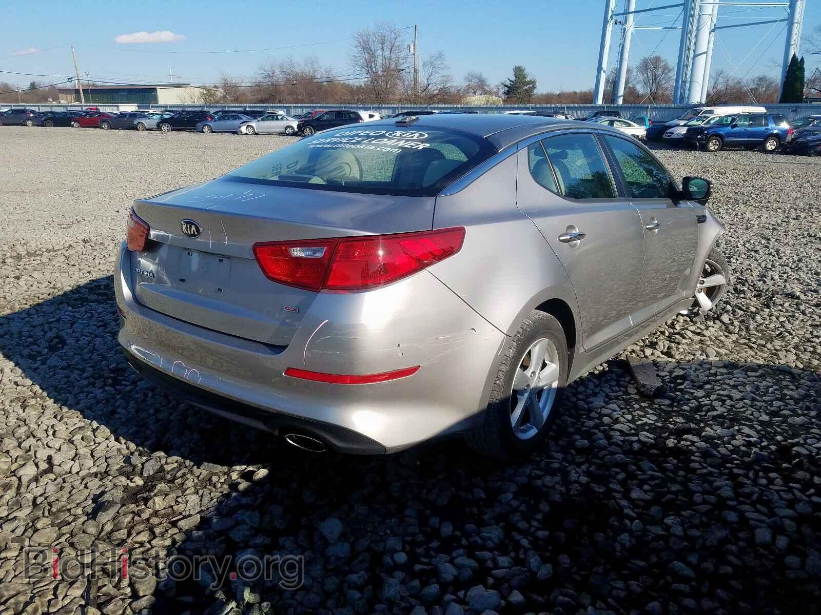 2015 KIA OPTIMA - VIN: KNAGM4A7XF5538445 - Photo 4