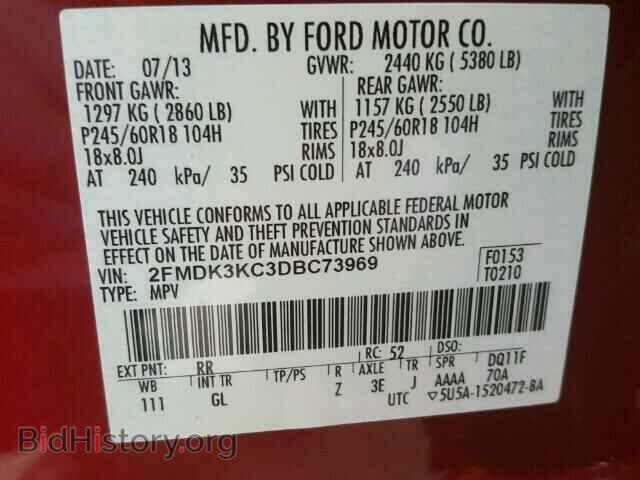 2013 FORD EDGE - VIN: 2FMDK3KC3DBC73969 - Photo 10