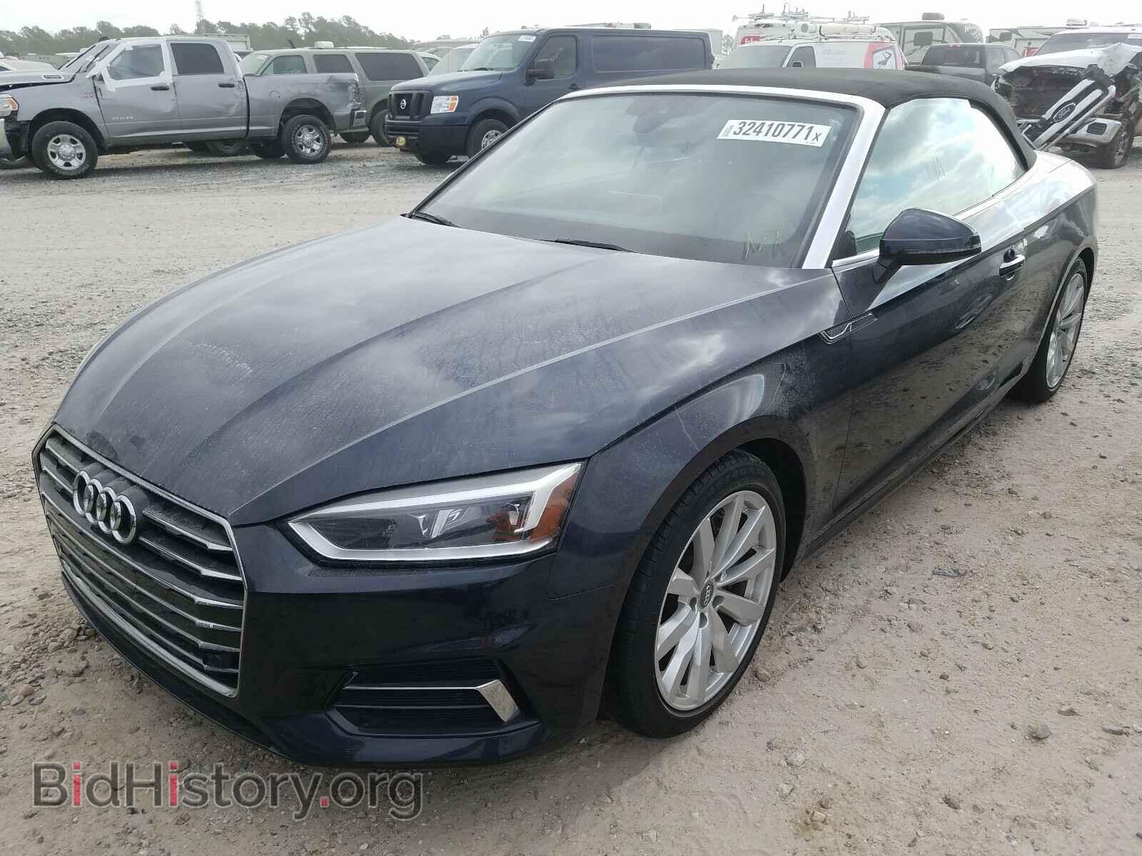2018 AUDI A5 - VIN: WAUYNGF55JN019242 - Фото 2