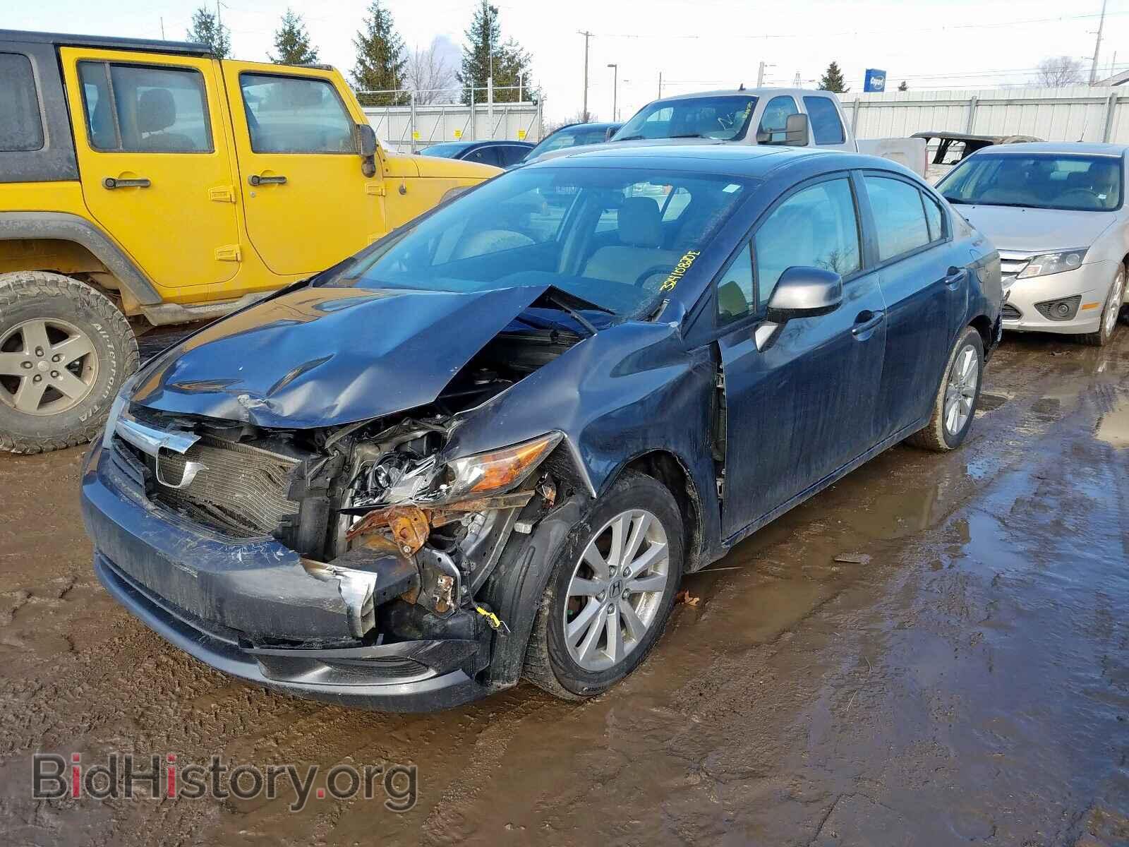 2012 HONDA CIVIC - VIN: 19XFB2F85CE040504 - Фото 2