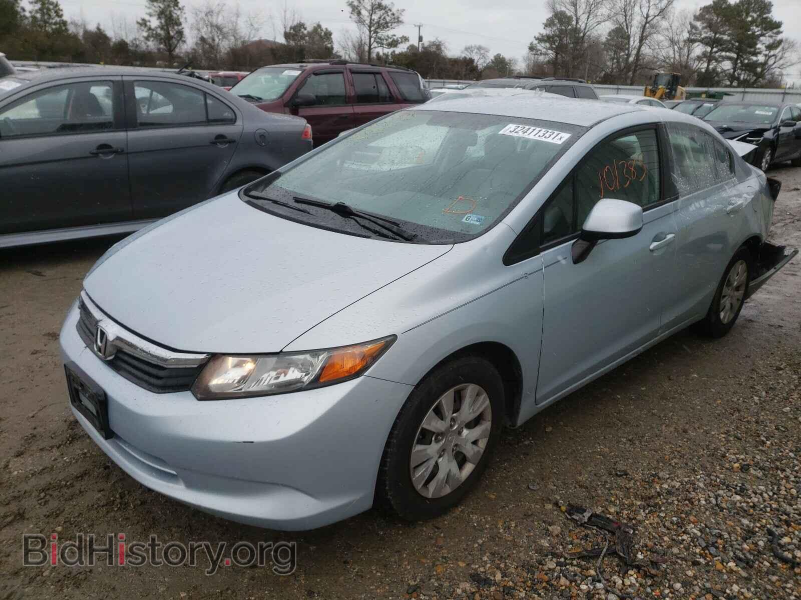 2012 HONDA CIVIC - VIN: 2HGFB2F57CH535184 - Фото 2