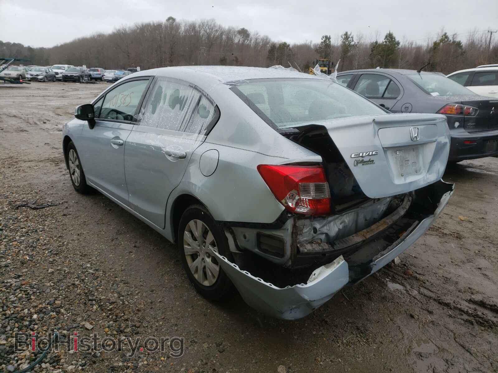 2012 HONDA CIVIC - VIN: 2HGFB2F57CH535184 - Фото 3
