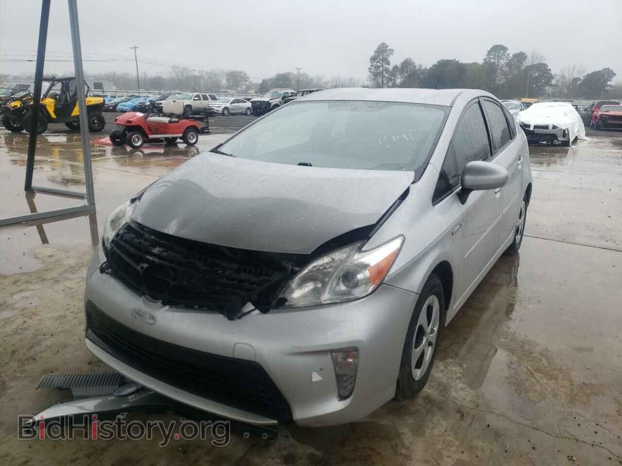 2013 TOYOTA PRIUS - VIN: JTDKN3DU3D5649938 - Фото 2