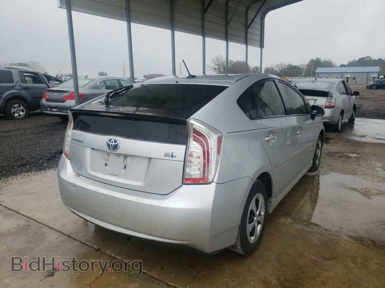 2013 TOYOTA PRIUS - VIN: JTDKN3DU3D5649938 - Фото 4