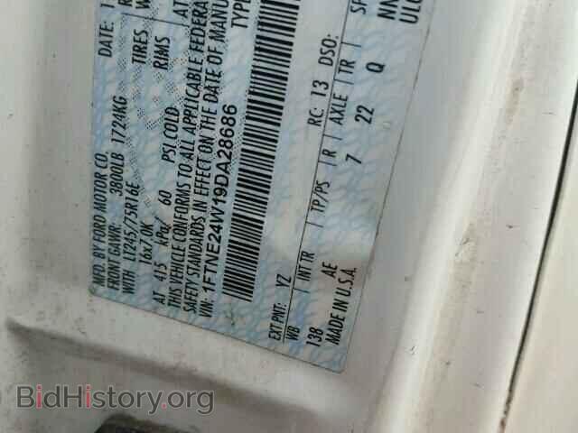 2009 FORD ECONOLINE - VIN: 1FTNE24W19DA28686 - Фото 10