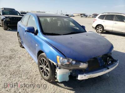 2017 Mitsubishi LANCER Lancer ES, blue — VIN JA32U2FU1HU007478, Copart