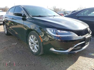 2015 Chrysler 200 200 C, black — VIN 1C3CCCCB3FN545404, Copart