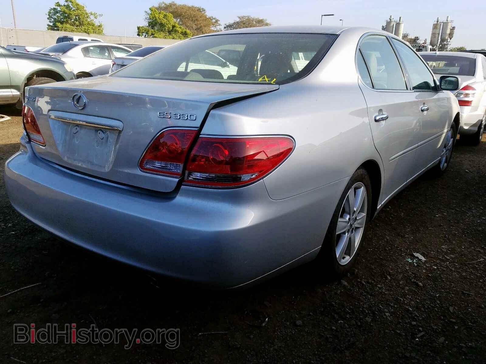 2005 LEXUS ES330 - VIN: JTHBA30G055095799 - Фото 4