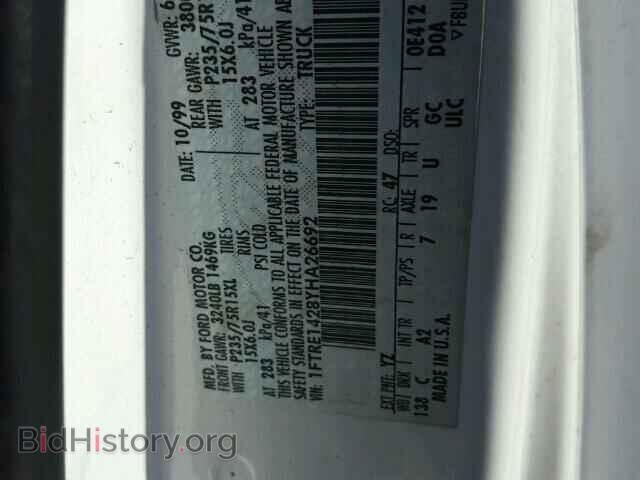 2000 FORD ECONOLINE - VIN: 1FTRE1428YHA26692 - Photo 10