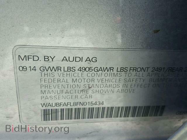 2015 AUDI A4 - VIN: WAUBFAFL8FN015434 - Фото 10