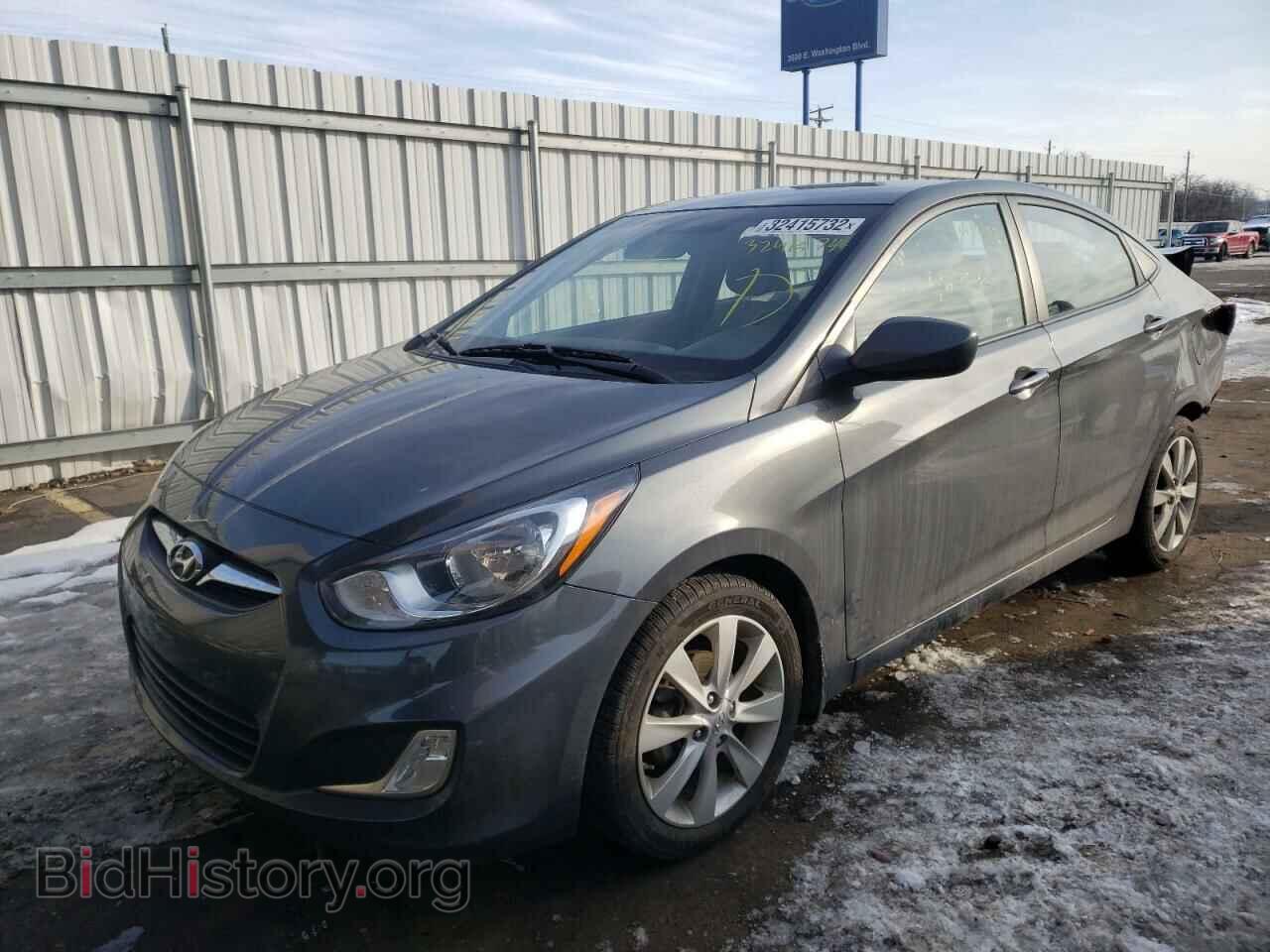 2013 HYUNDAI ACCENT - VIN: KMHCU4AE8DU303718 - Фото 2