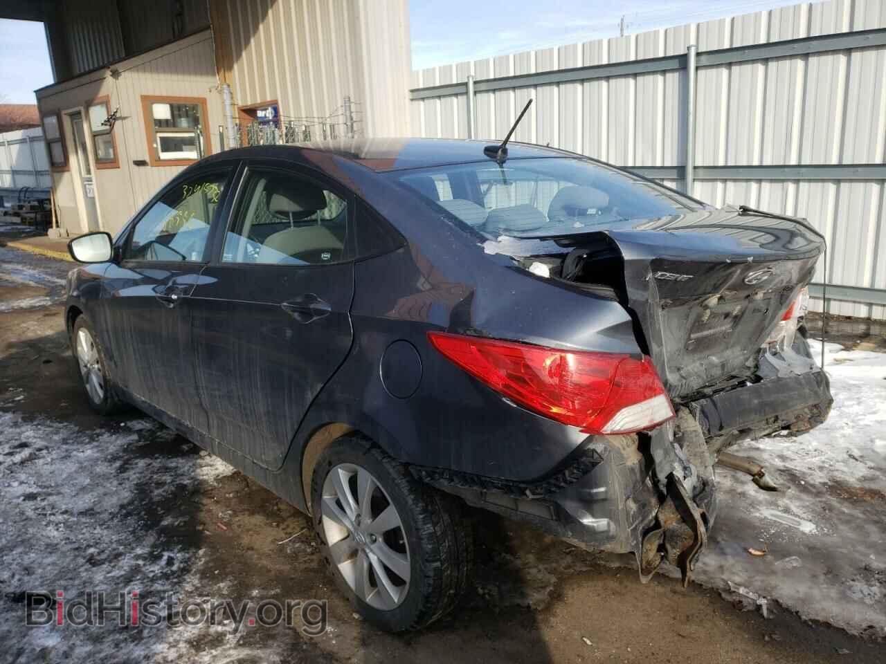 2013 HYUNDAI ACCENT - VIN: KMHCU4AE8DU303718 - Фото 3
