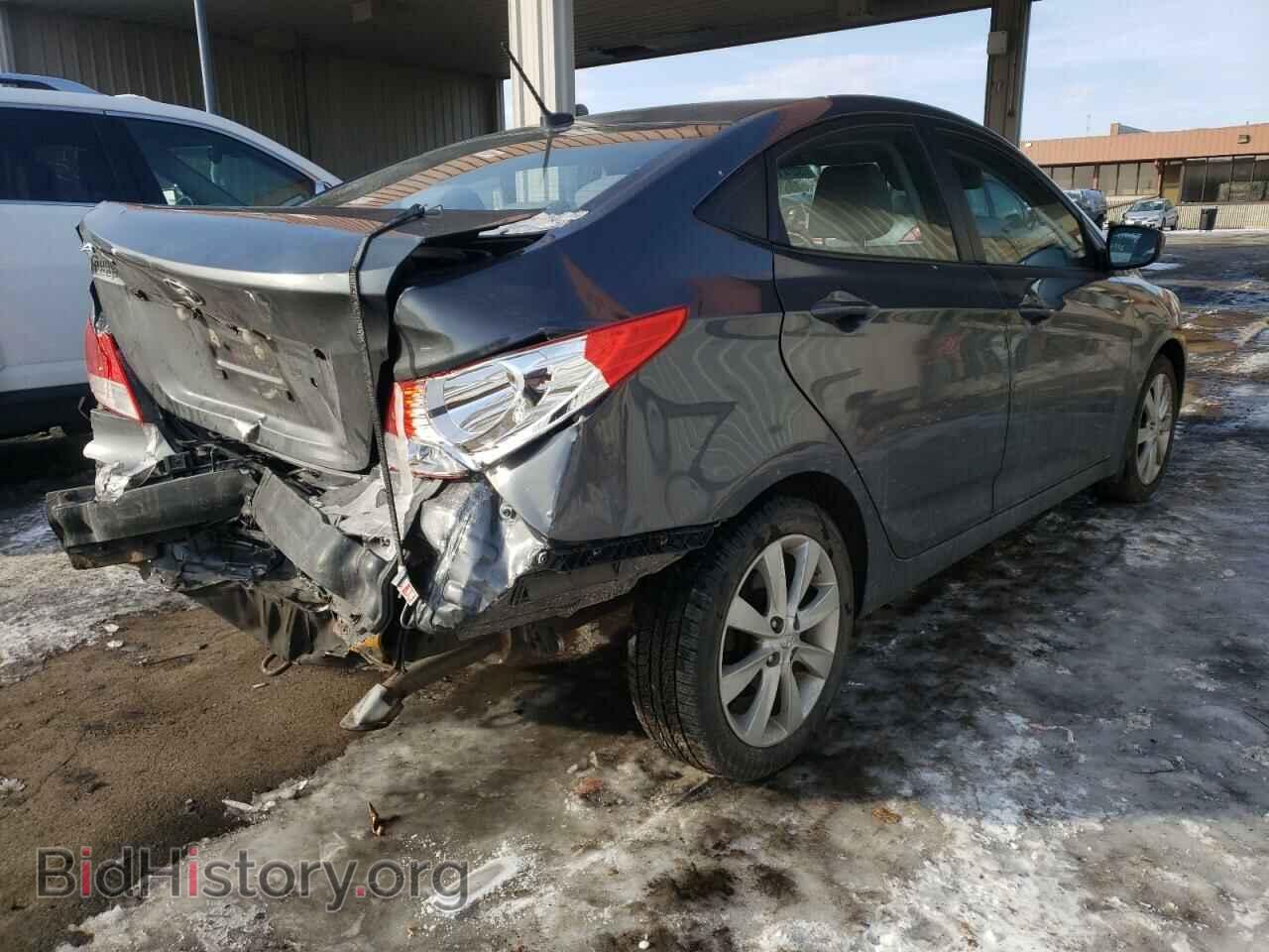 2013 HYUNDAI ACCENT - VIN: KMHCU4AE8DU303718 - Фото 4