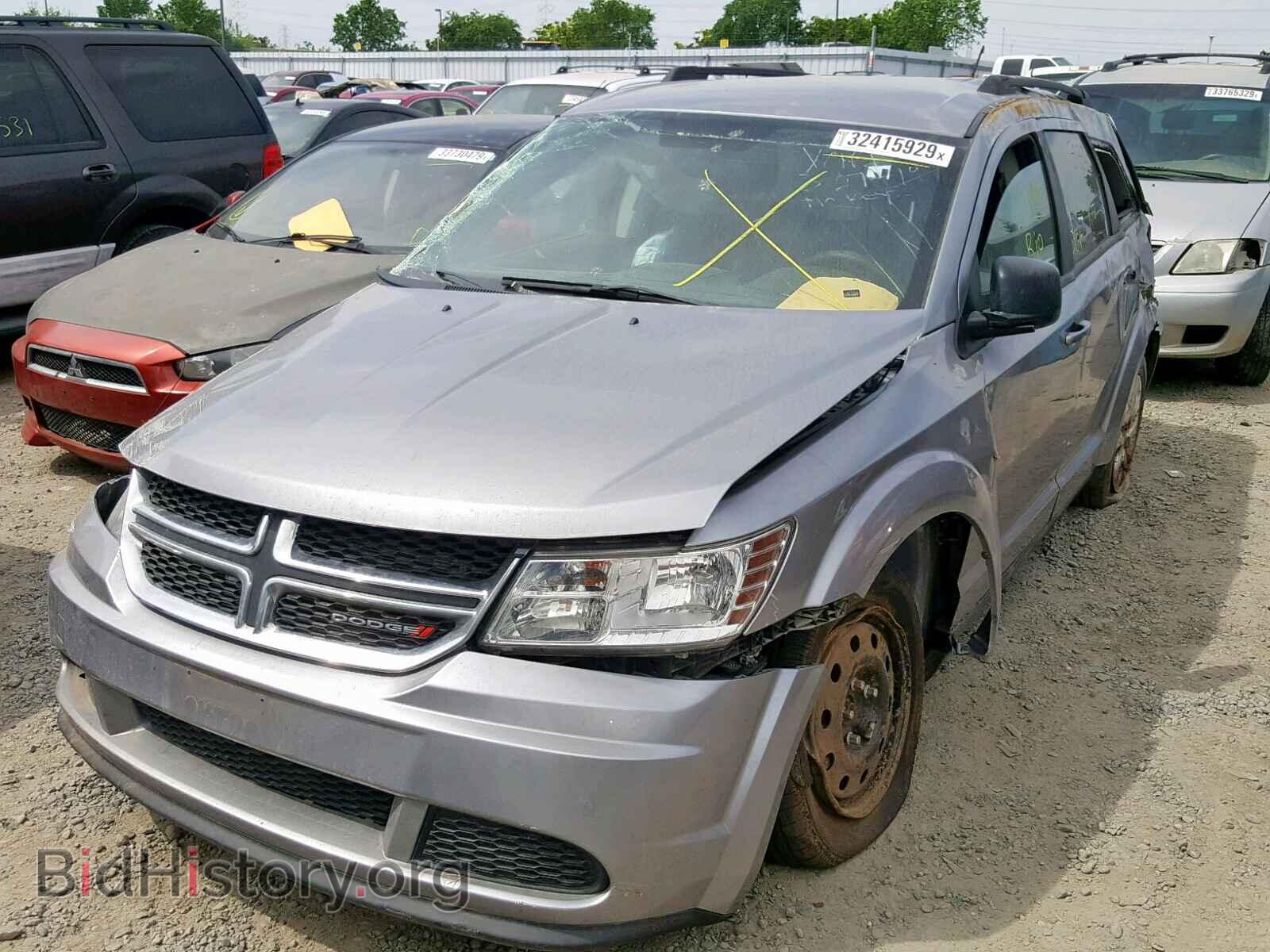 2016 DODGE JOURNEY SE - VIN: 3C4PDCAB3GT222677 - Фото 2