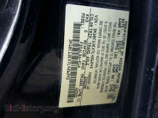 2007 NISSAN VERSA - VIN: 3N1BC13EX7L426243 - Фото 10