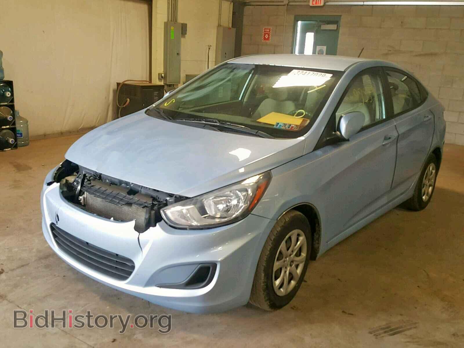 2014 HYUNDAI ACCENT - VIN: KMHCT4AEXEU641397 - Фото 2