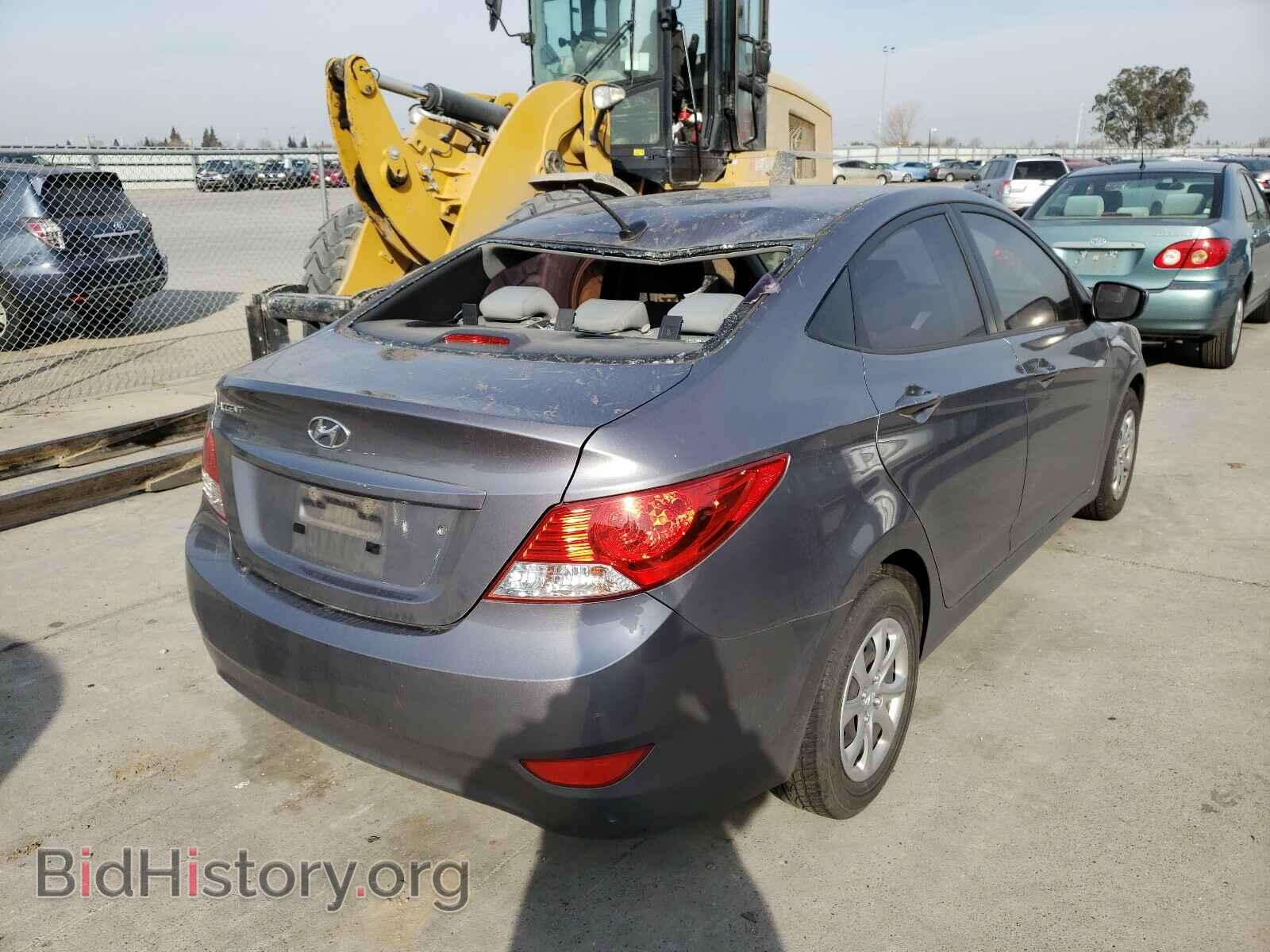 2014 HYUNDAI ACCENT - VIN: KMHCT4AE7EU705914 - Фото 4