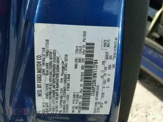 2008 FORD FOCUS - VIN: 1FAHP33N18W113784 - Фото 10