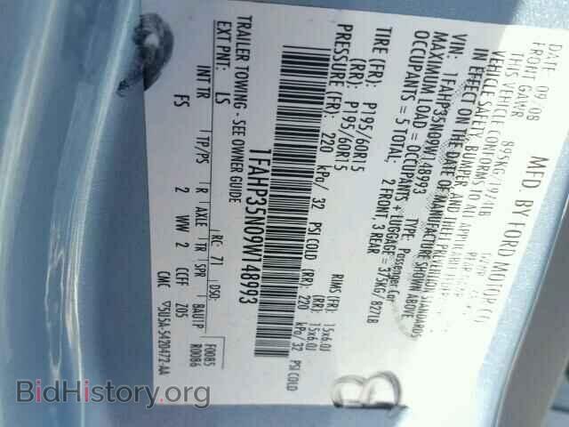 2009 FORD FOCUS - VIN: 1FAHP35N09W148993 - Фото 10
