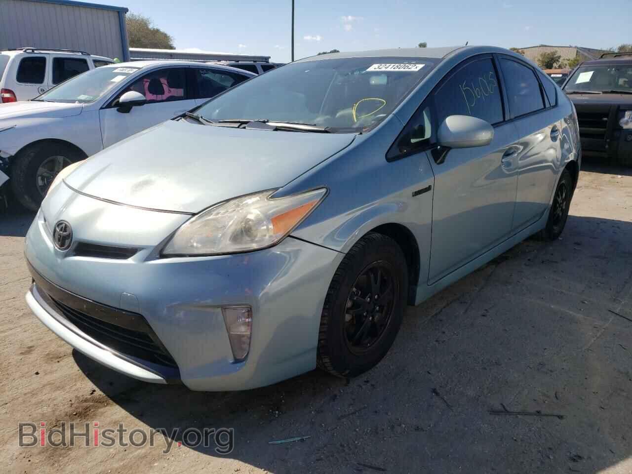 2012 TOYOTA PRIUS - VIN: JTDKN3DU2C1535953 - Фото 2
