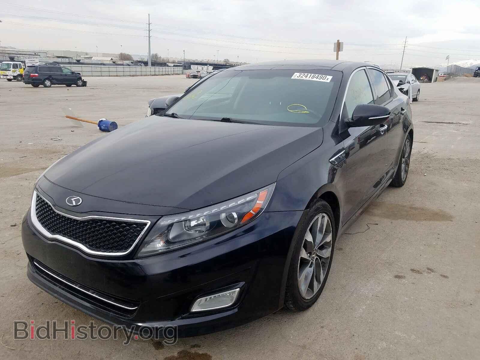 2015 KIA OPTIMA - VIN: 5XXGR4A65FG356143 - Фото 2
