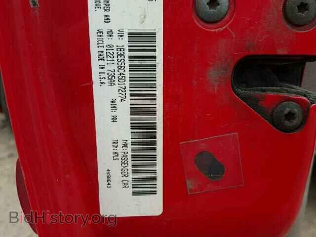 2005 DODGE NEON - VIN: 1B3ES56C45D172774 - Фото 10
