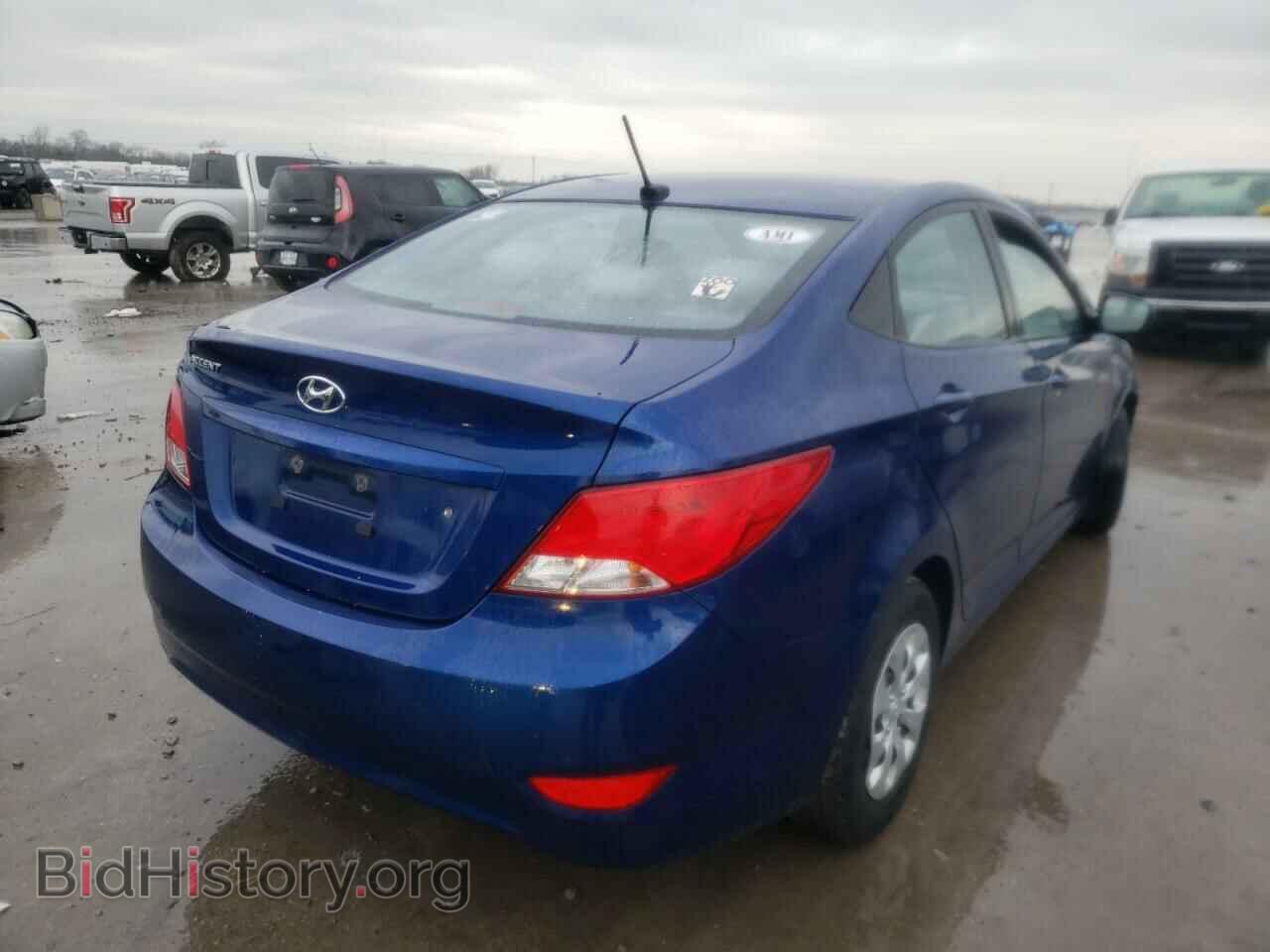 2016 HYUNDAI ACCENT - VIN: KMHCT4AEXGU031356 - Фото 4