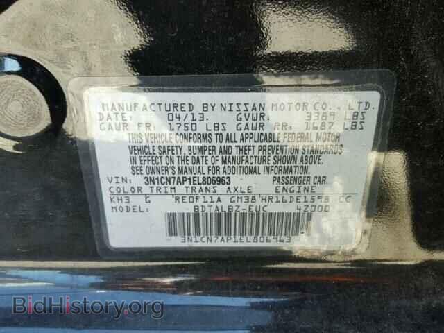 2014 NISSAN VERSA - VIN: 3N1CN7AP1EL806963 - Photo 10