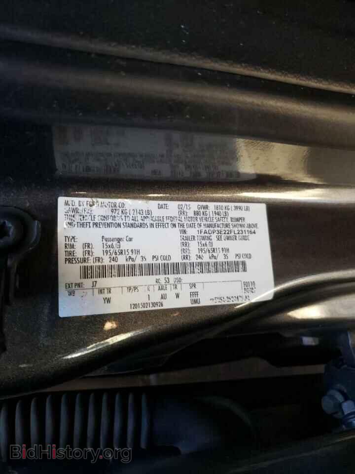 2015 FORD FOCUS - VIN: 1FADP3E22FL231164 - Photo 10