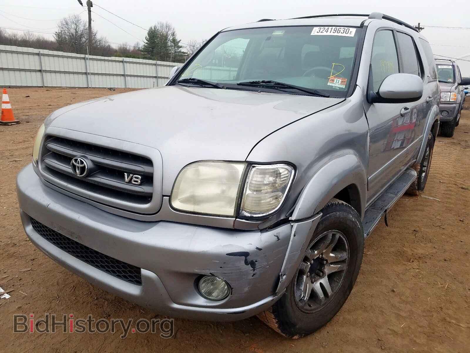 2003 TOYOTA SEQUOIA - VIN: 5TDBT44A63S195744 - Фото 2