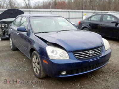 2007 Kia OPTIMA Optima LX, синий — VIN KNAGE123475101176, Copart