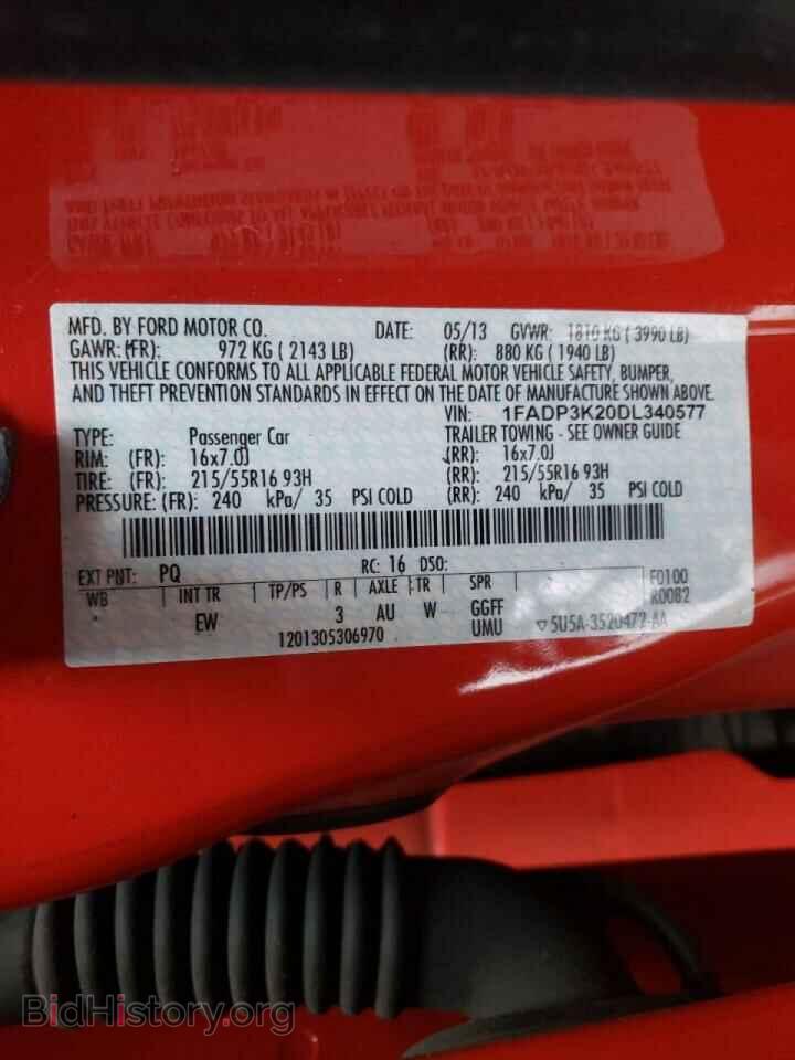 2013 FORD FOCUS - VIN: 1FADP3K20DL340577 - Photo 10