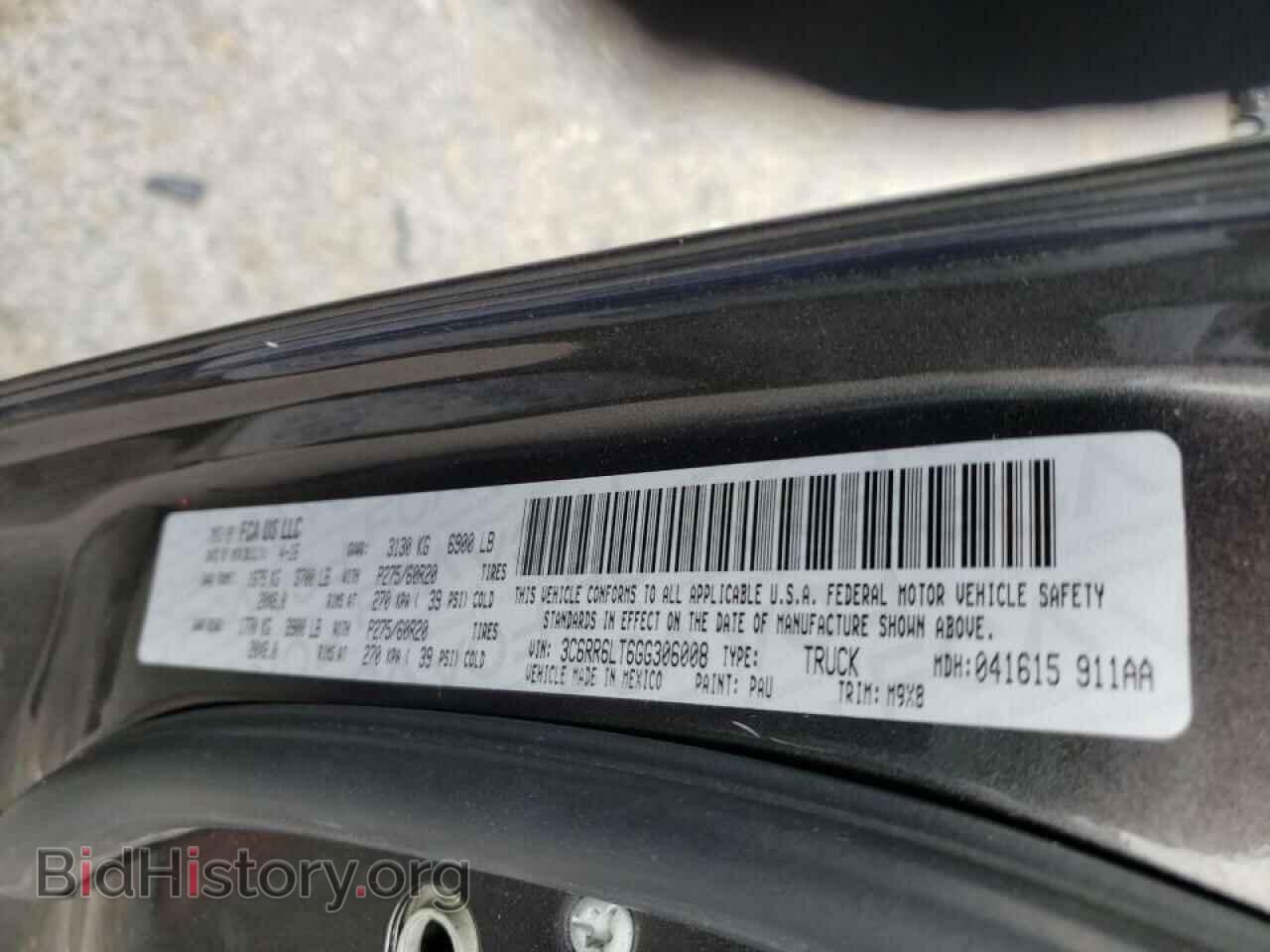 2016 RAM 1500 - VIN: 3C6RR6LT6GG306008 - Фото 10