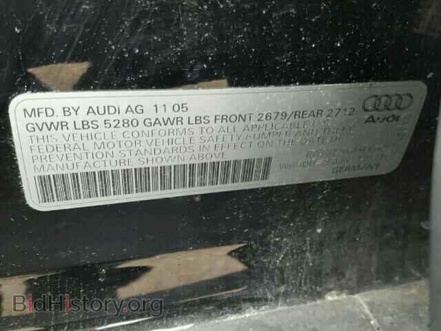2006 AUDI A6 - VIN: WAUDH74F06N112873 - Фото 10