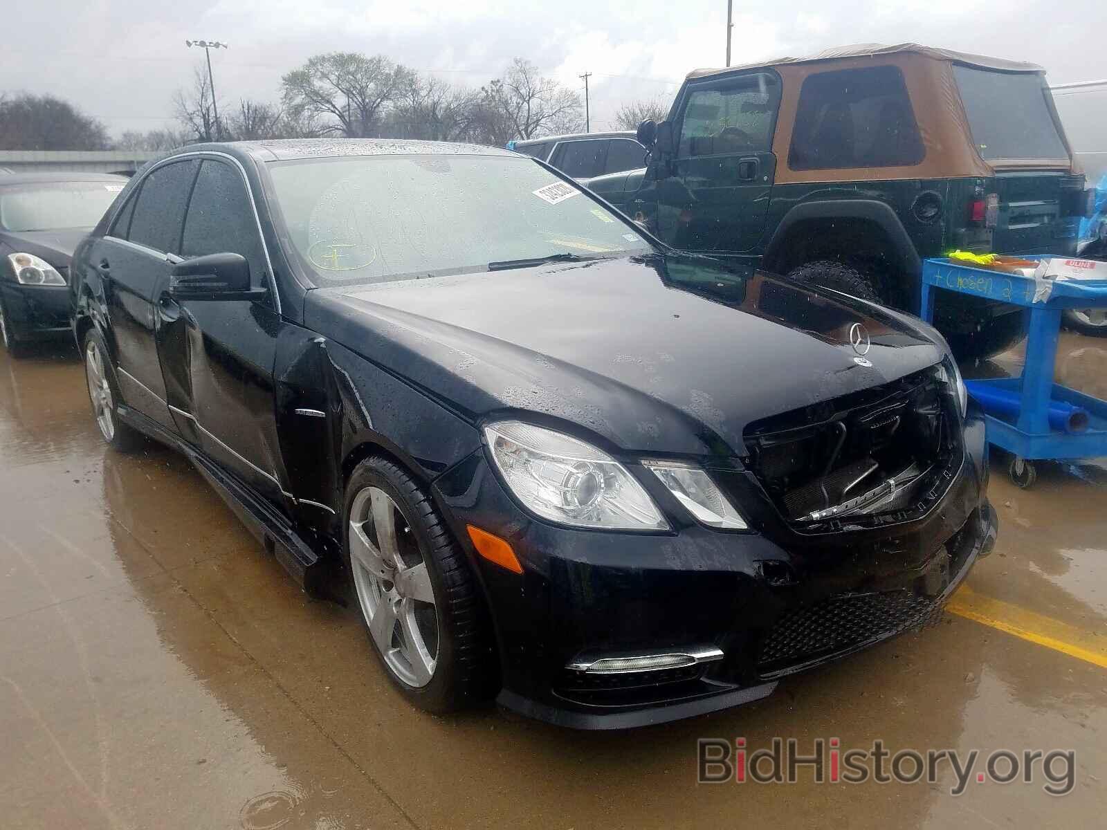 Photo WDDHF5KB3CA593337 - MERCEDES-BENZ E CLASS 2012