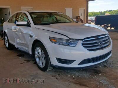 2014 Ford TAURUS Taurus SEL, white — VIN 1FAHP2E87EG139331, Copart