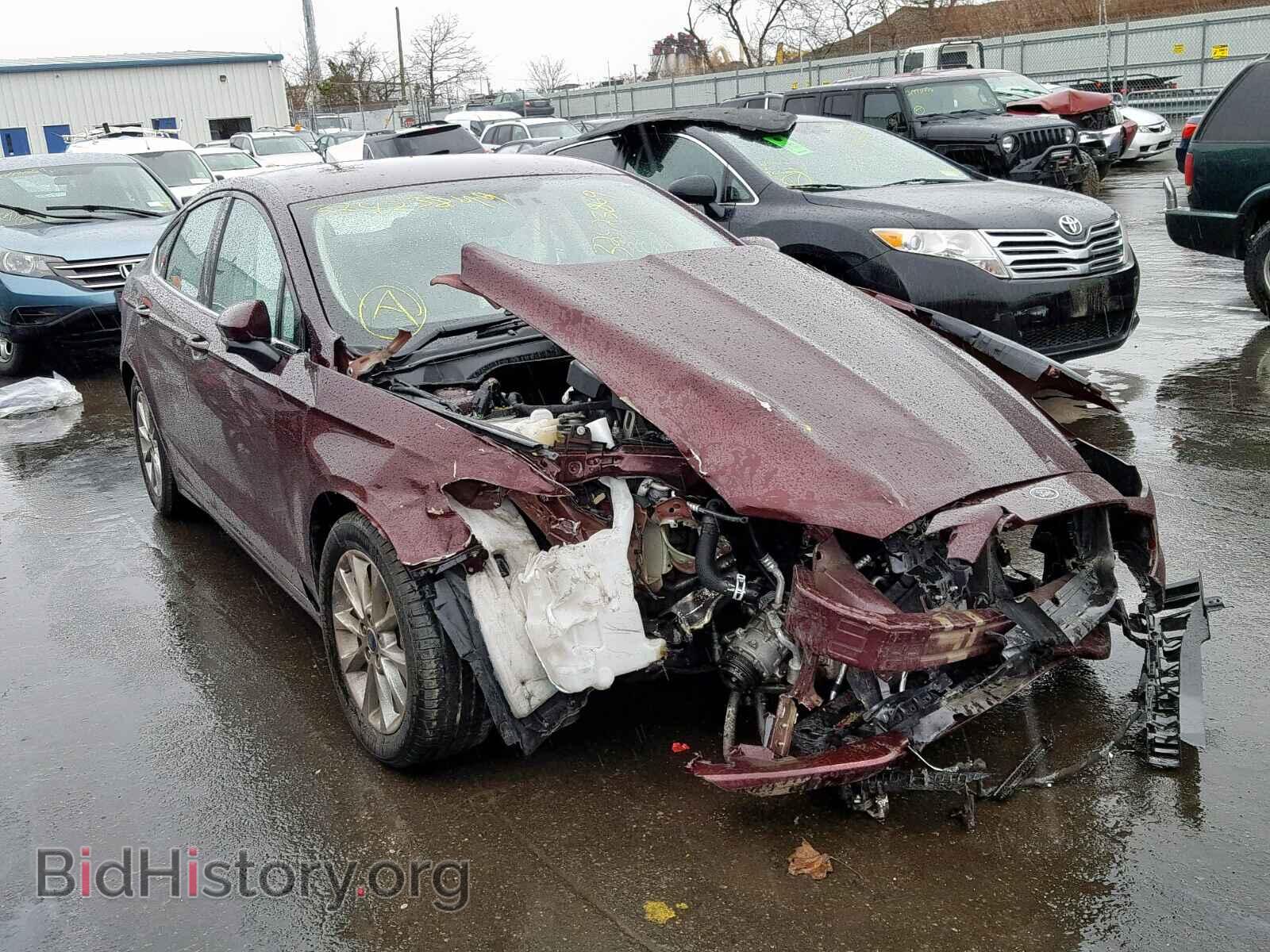 Фотография 3FA6P0HD4HR160820 - FORD FUSION SE 2017