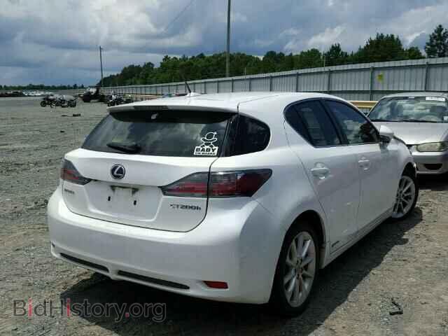 2012 LEXUS CT 200 - VIN: JTHKD5BH0C2120935 - Фото 4