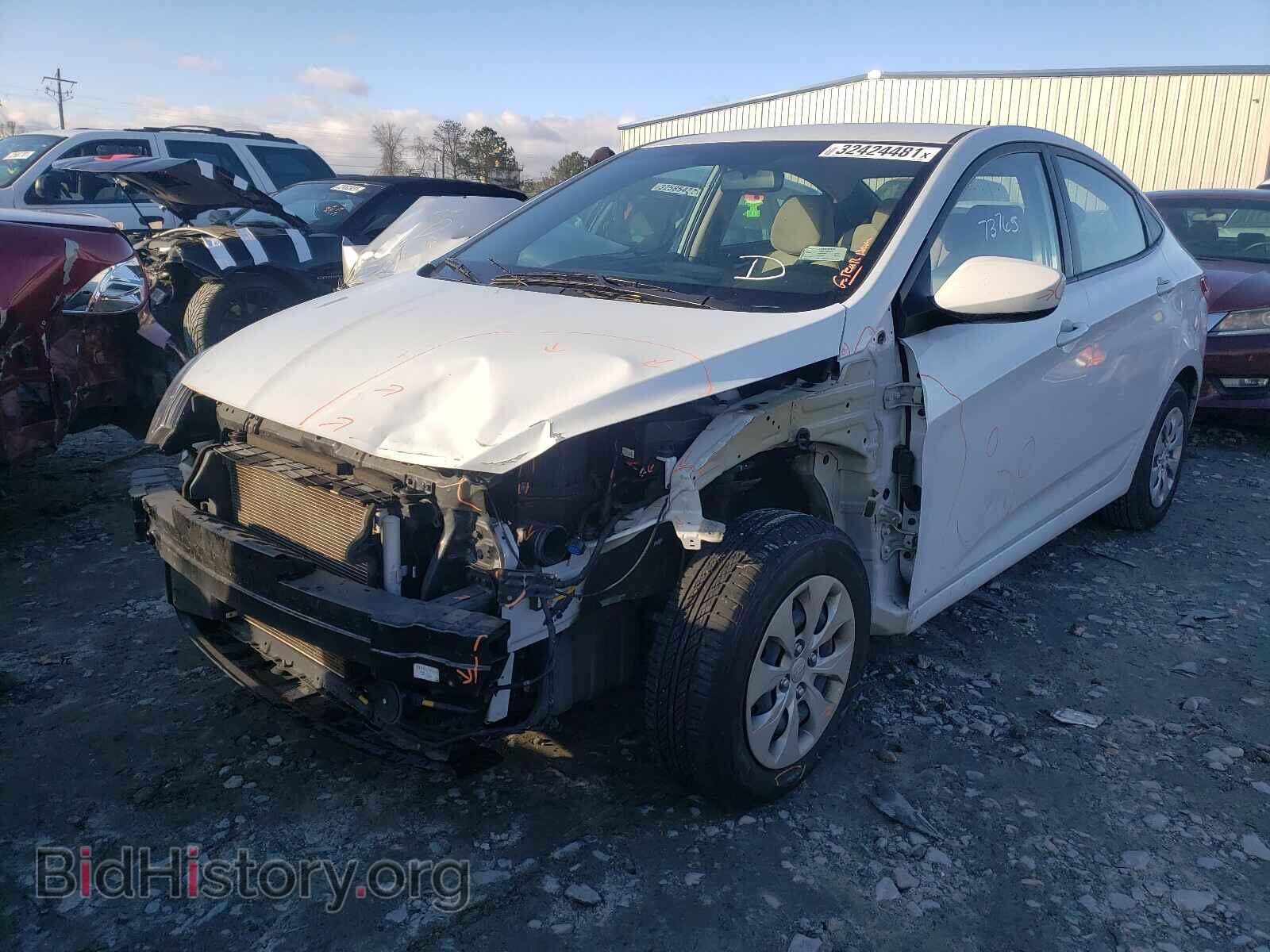 2017 HYUNDAI ACCENT - VIN: KMHCT4AE1HU371187 - Фото 2