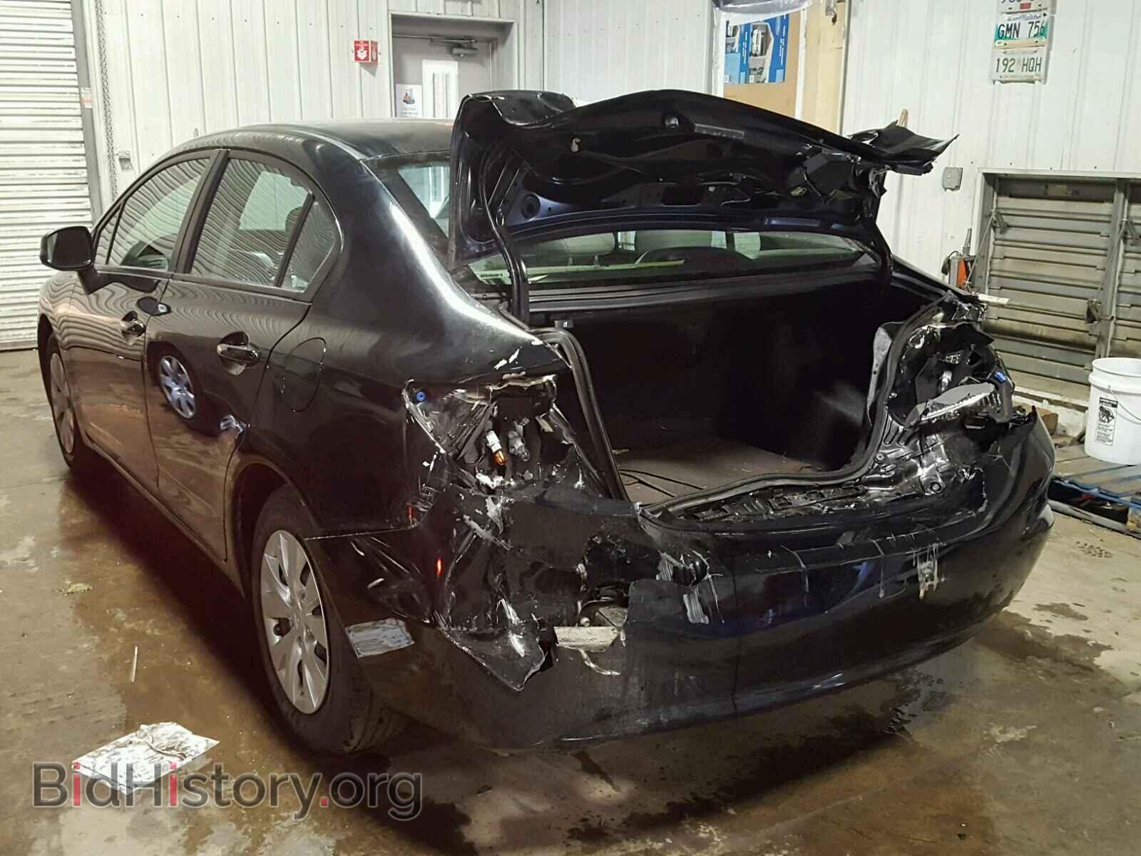 2012 HONDA CIVIC LX - VIN: 19XFB2F55CE092480 - Фото 3