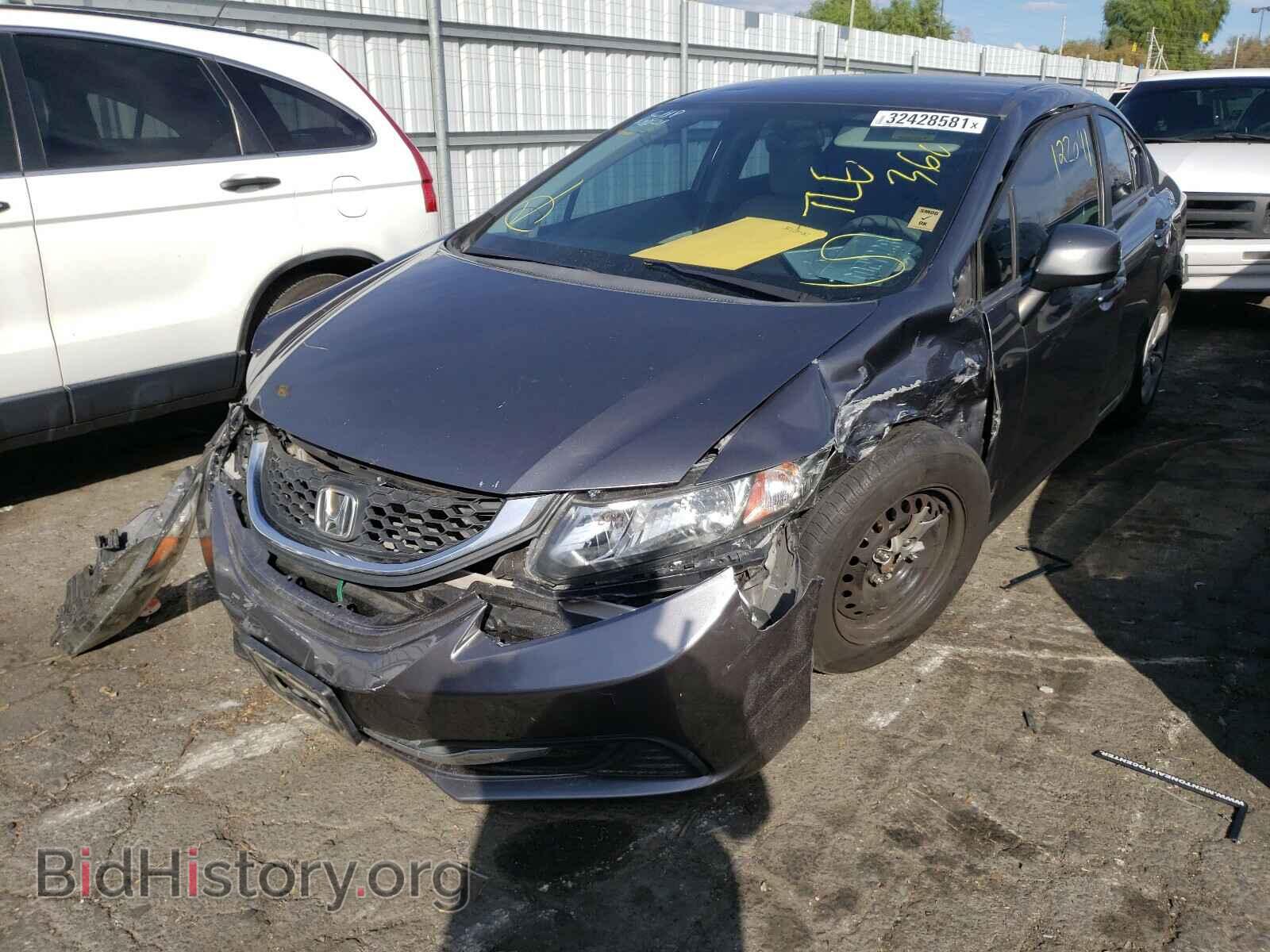 2013 HONDA CIVIC - VIN: 19XFB2F59DE233388 - Фото 2