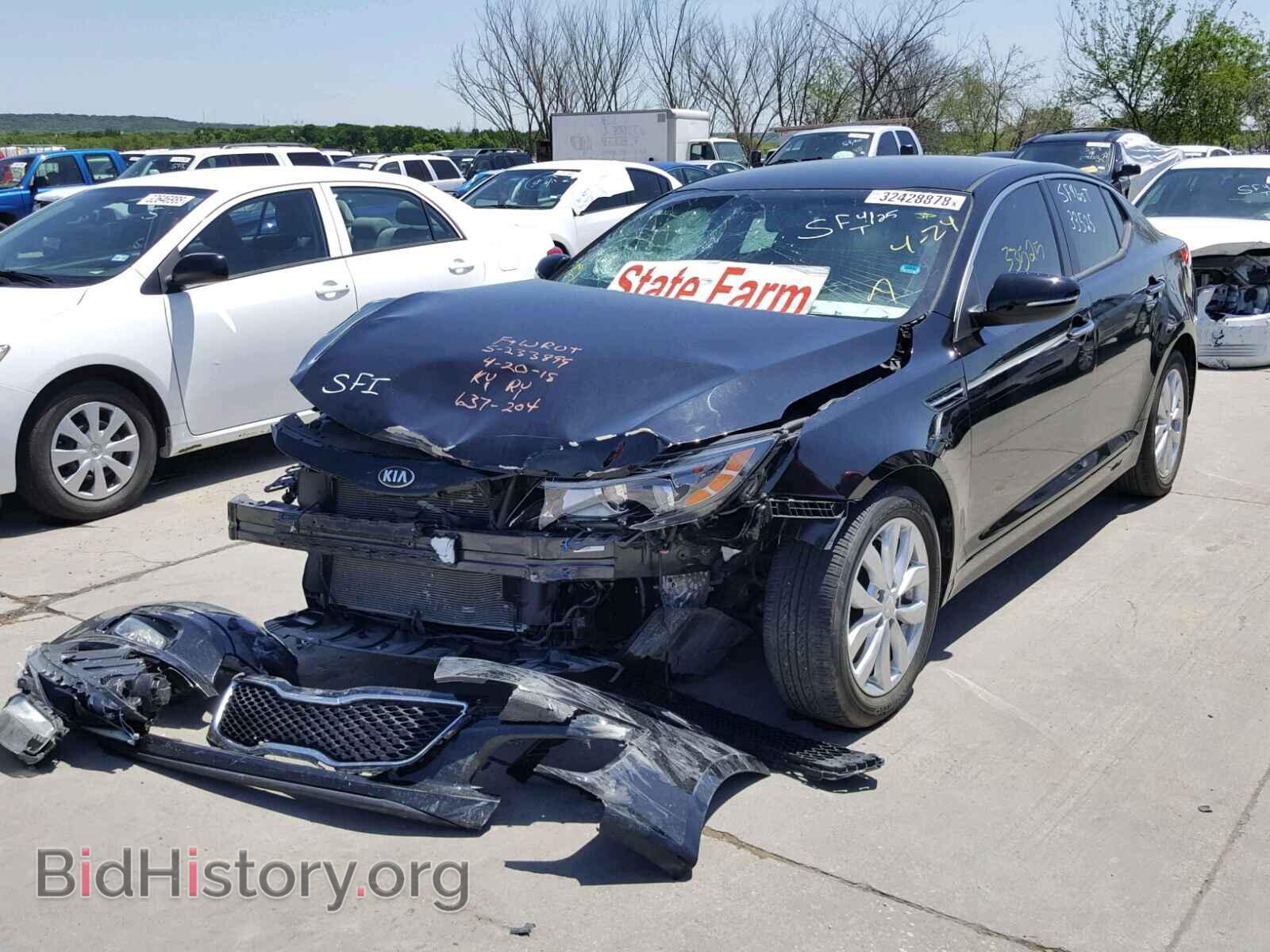 2015 KIA OPTIMA - VIN: 5XXGN4A71FG494931 - Photo 2