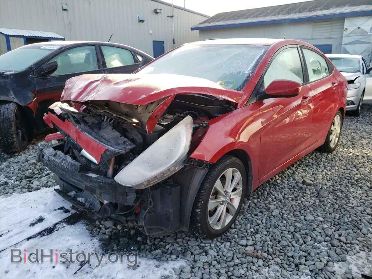 2012 HYUNDAI ACCENT - VIN: KMHCU4AE7CU136332 - Фото 2