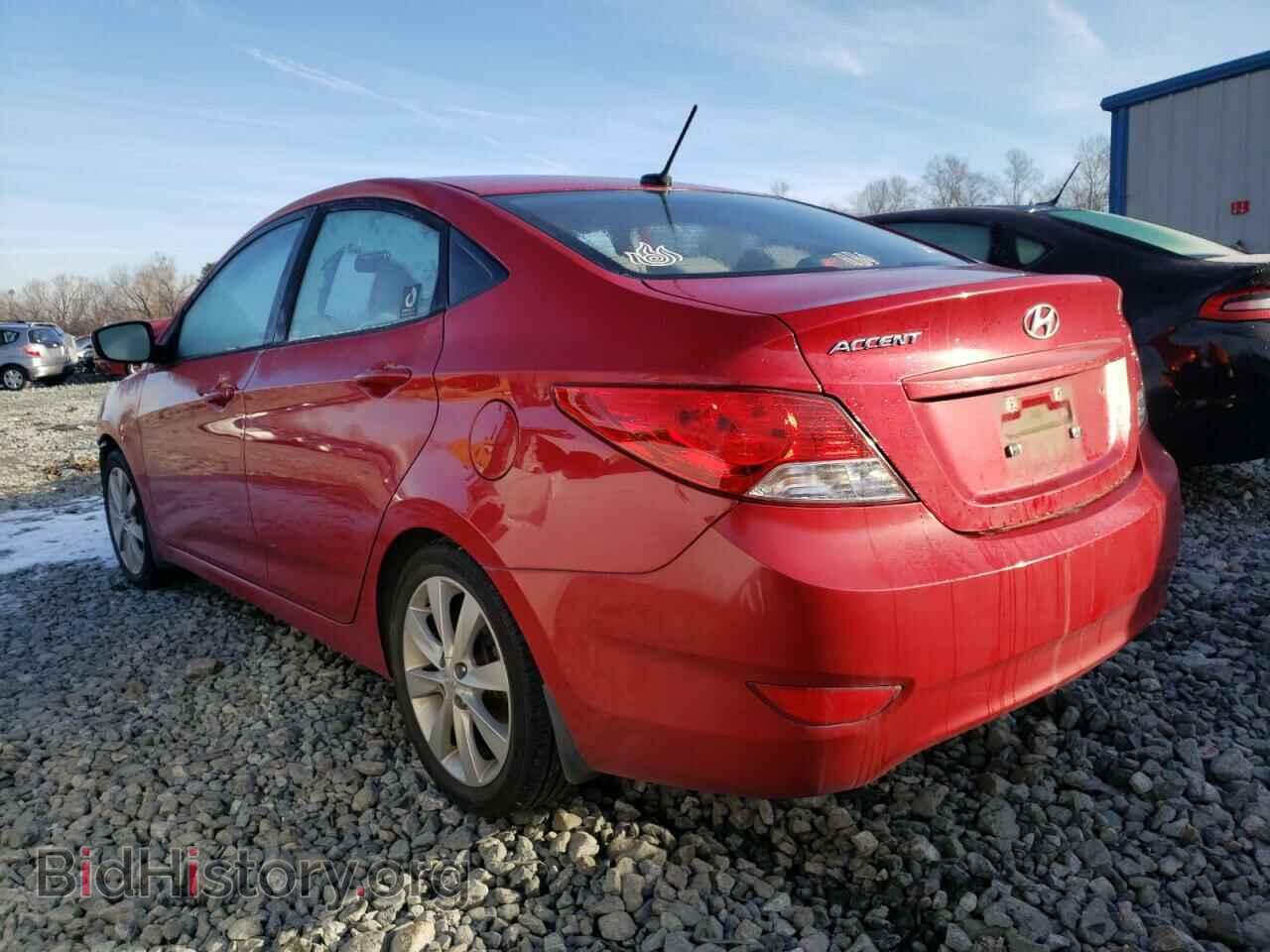 2012 HYUNDAI ACCENT - VIN: KMHCU4AE7CU136332 - Фото 3