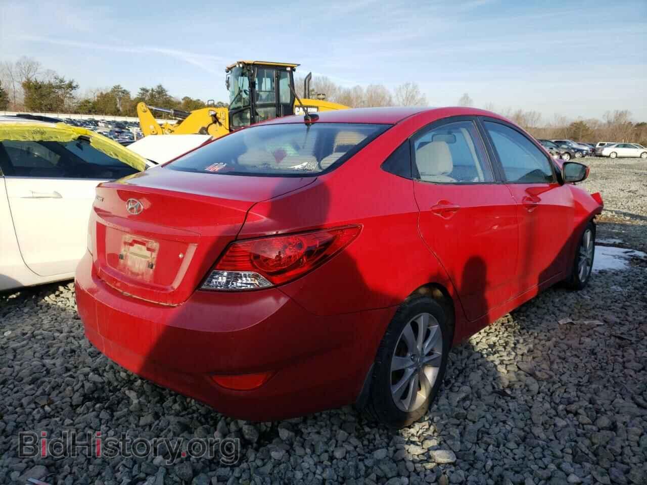 2012 HYUNDAI ACCENT - VIN: KMHCU4AE7CU136332 - Фото 4