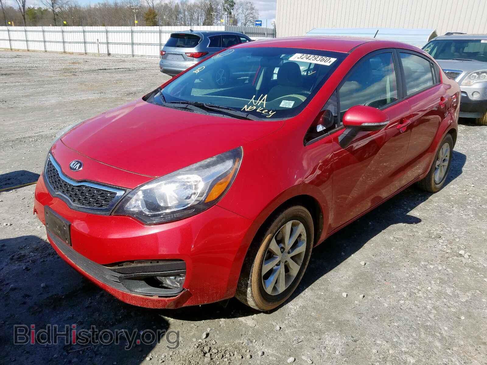 2014 KIA RIO - VIN: KNADN4A36E6407339 - Фото 2