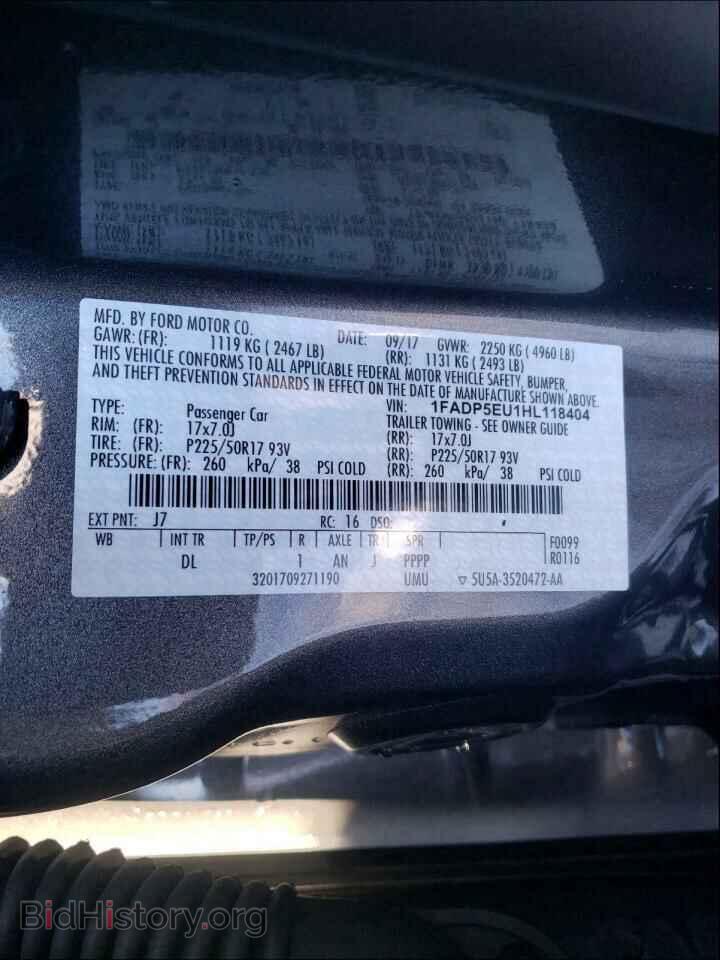 2017 FORD CMAX - VIN: 1FADP5EU1HL118404 - Photo 10