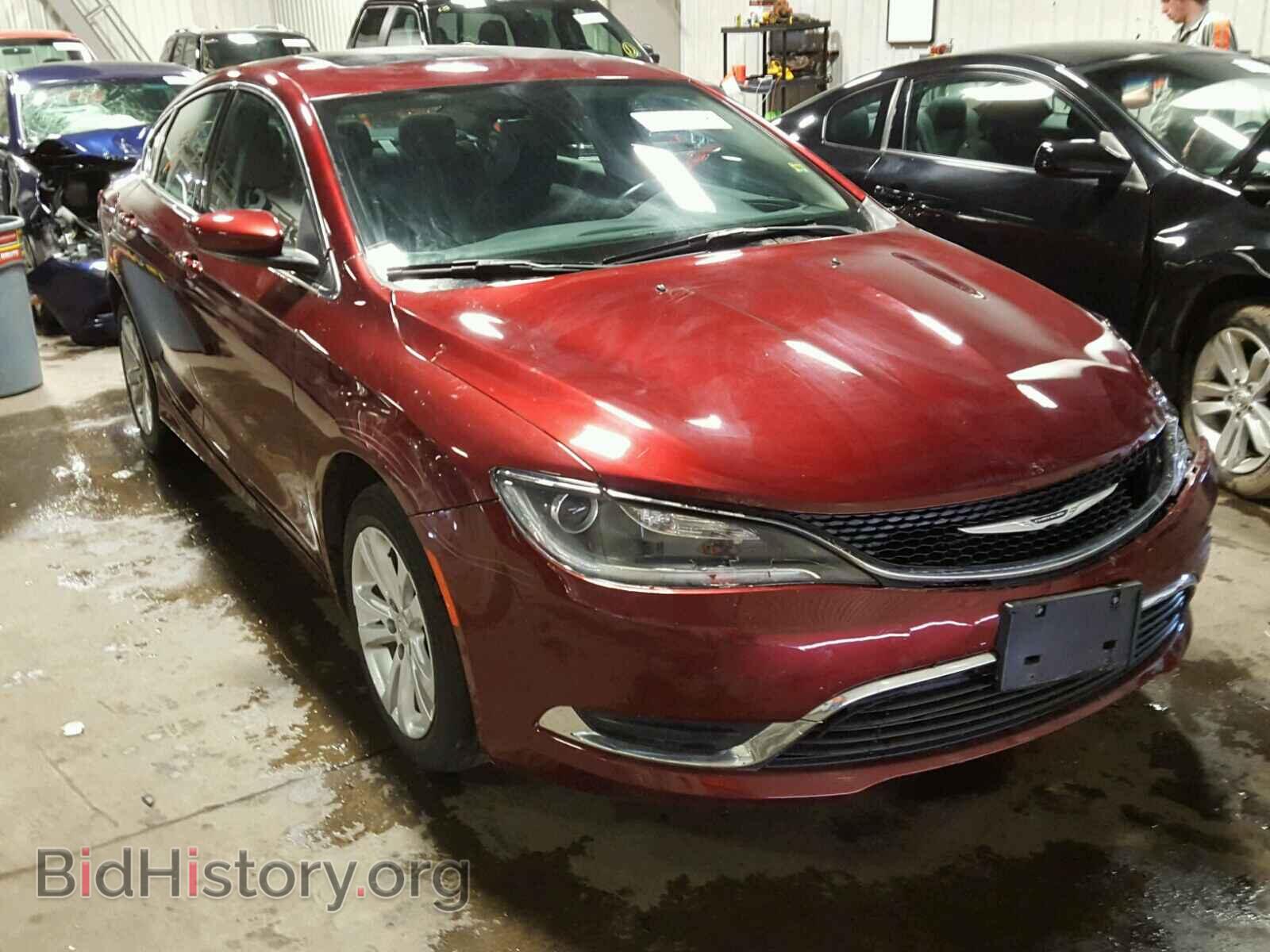 Фотография 1C3CCCAB3GN169498 - CHRYSLER 200 2016