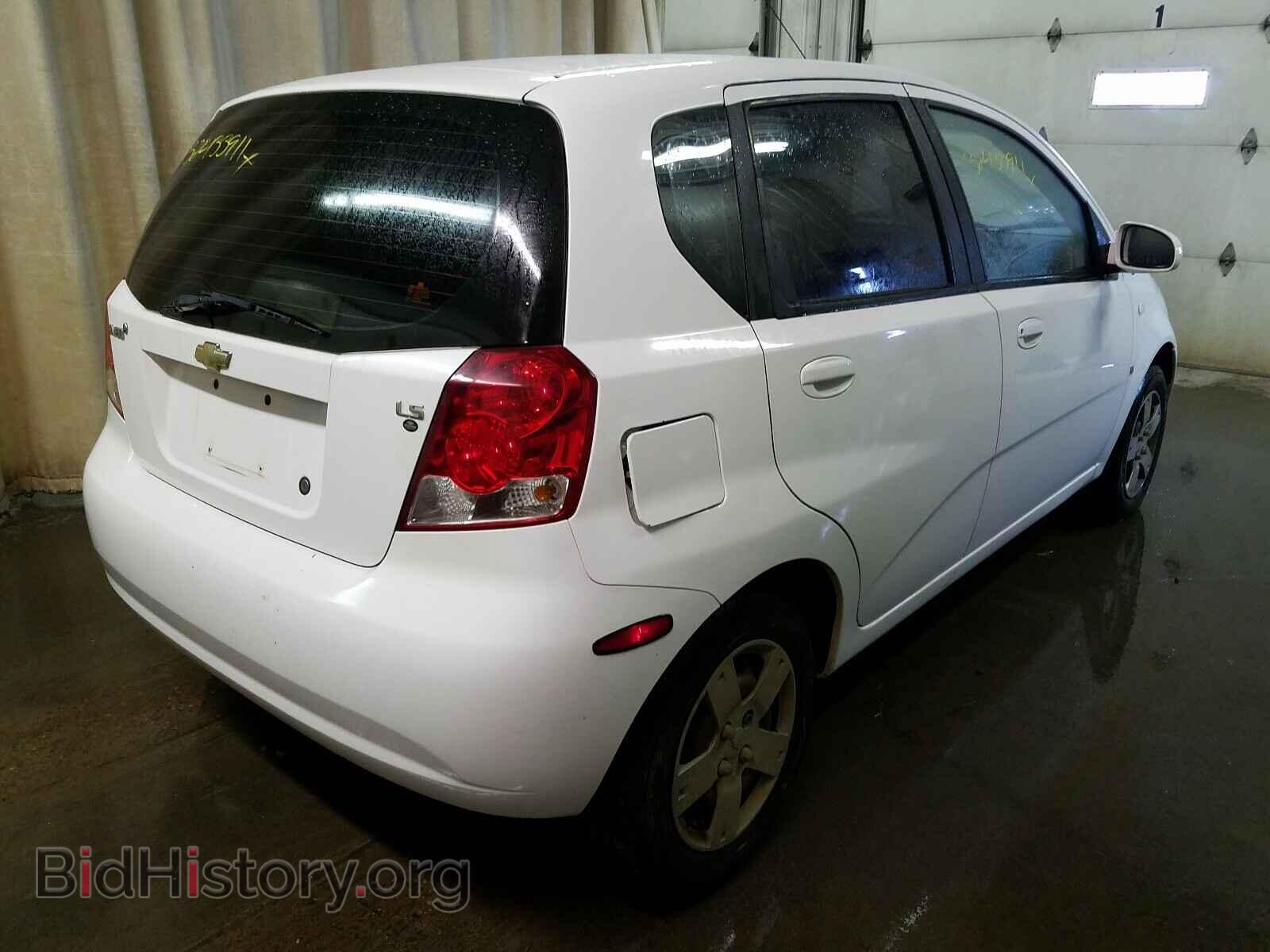2007 CHEVROLET AVEO - VIN: KL1TD66677B755653 - Фото 4