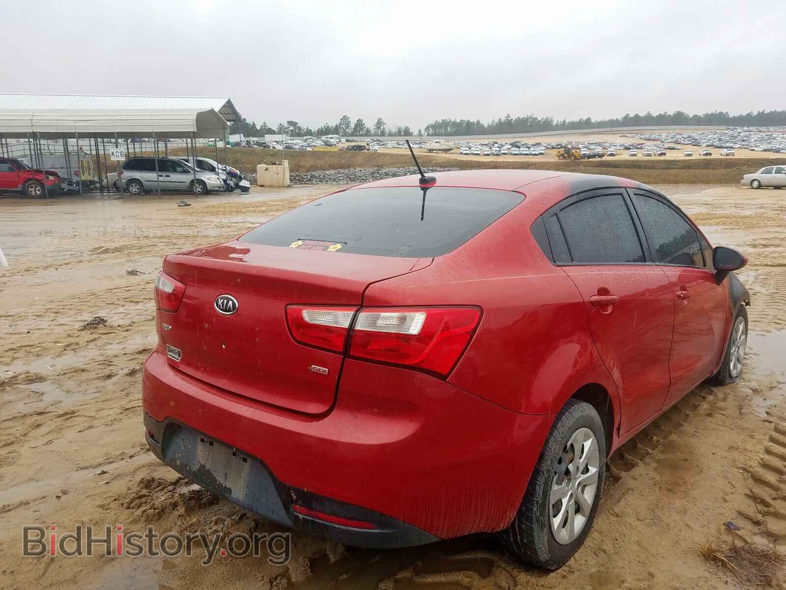 2013 KIA RIO - VIN: KNADM4A37D6097719 - Фото 4